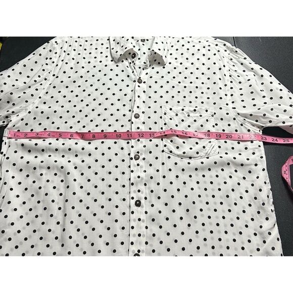 The People Vs. Polka Dot Tunic Length Button Down Shirt - Picture 2 of 11